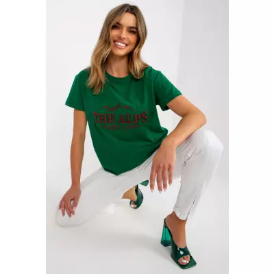 T-shirt Damski model FA-TS-7720.43P Green - Fancy