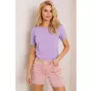 T-shirt Damski Model RV-TS-5671.05P Light Violet - BFG