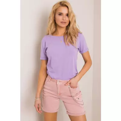 T-shirt Damski Model RV-TS-5671.05P Light Violet - BFG