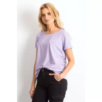 T-shirt Damski Model RV-TS-4838.55P Light Violet - BFG