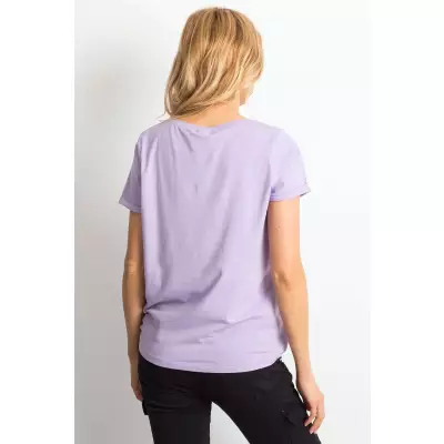 T-shirt Damski Model RV-TS-4838.55P Light Violet - BFG