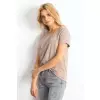 T-shirt Damski Model RV-TS-4838.09P Dark Beige - BFG