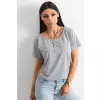 T-shirt Damski Model RV-TS-4693.20 Grey - BFG