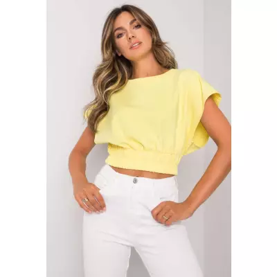 Bluza Damska Model FA-BL-7111.66P Light Yellow - Fancy