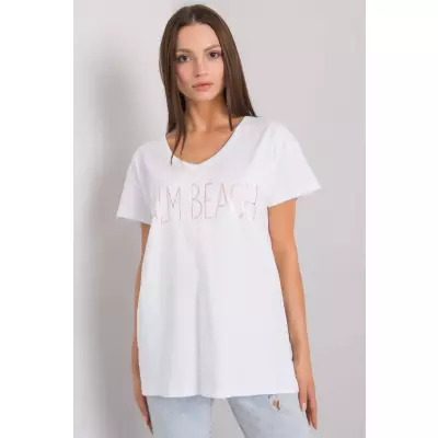 T-shirt Damski Model FA-TS-7198.27P White - Fancy