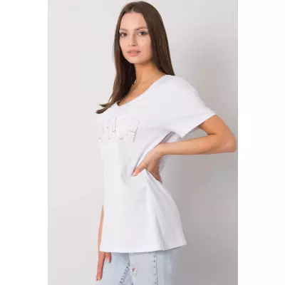 T-shirt Damski Model FA-TS-7198.27P White - Fancy