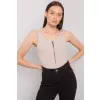 Koszulka Top MOdel DHJ-TP-13287.36P Beige - Italy Moda