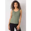 Koszulka Top MOdel DHJ-TP-13287.36P Khaki - Italy Moda