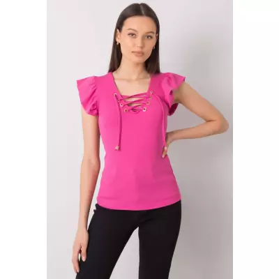 Bluzka Model DHJ-BZ-13301.34P Pink - Italy Moda