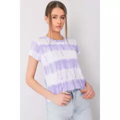 T-shirt Damski Model DHJ-TS-11280-1.10 Light Violet - Italy Moda