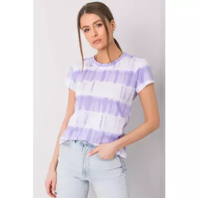 T-shirt Damski Model DHJ-TS-11280-1.10 Light Violet - Italy Moda