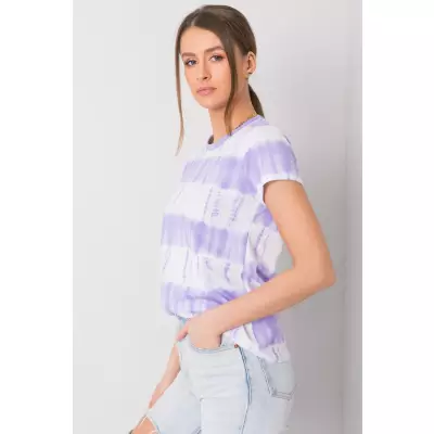 T-shirt Damski Model DHJ-TS-11280-1.10 Light Violet - Italy Moda