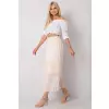 Spódnica Model DHJ-SD-13325.73P Light Beige - Italy Moda