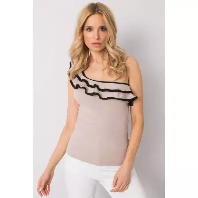 Koszulka Top Model TW-TP-OB018.08 Beige - Och Bella