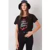 T-shirt Damski Model FA-TS-7196.74P Black - Fancy