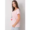 T-shirt Damski Model FA-TS-7196.74P Light Pink - Fancy