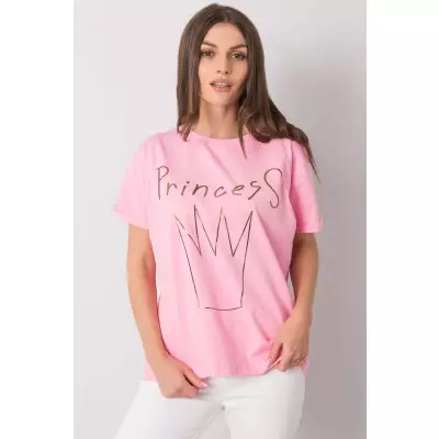 T-shirt Damski Model FA-TS-7121.88P Pink - Fancy