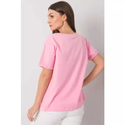 T-shirt Damski Model FA-TS-7121.88P Pink - Fancy