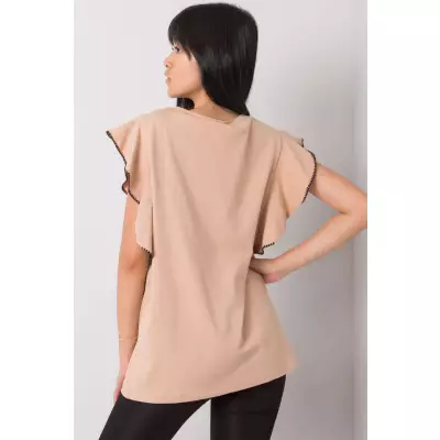 Bluzka Model FA-BZ-7063.53P Beige - Fancy