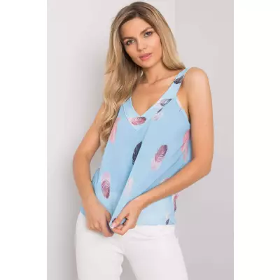 Koszulka Top Model DHJ-TP-13327.06P Light Blue - Italy Moda