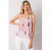 Koszulka Top Model DHJ-TP-13327.06P Light Pink - Italy Moda