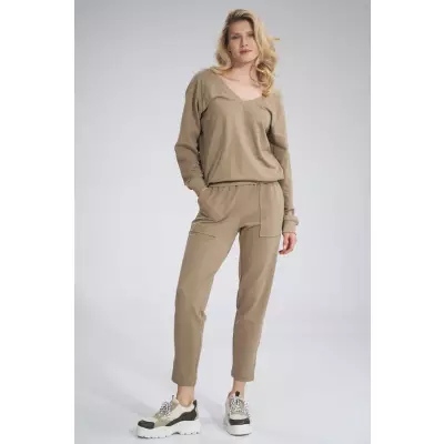 Bluza Damska Model M799 Beige - Figl