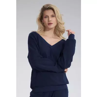 Bluza Damska Model M799 Navy - Figl