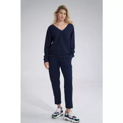 Bluza Damska Model M799 Navy - Figl