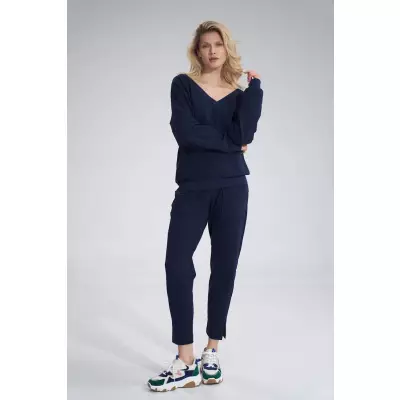 Bluza Damska Model M799 Navy - Figl