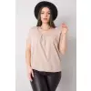 T-shirt Damski Model RV-TS-6320.85P Beige - BFG