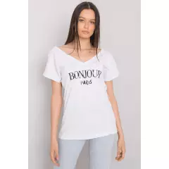 T-shirt Damski Model FA-TS-7142.37P White - Fancy