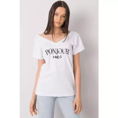 T-shirt Damski Model FA-TS-7142.37P White - Fancy