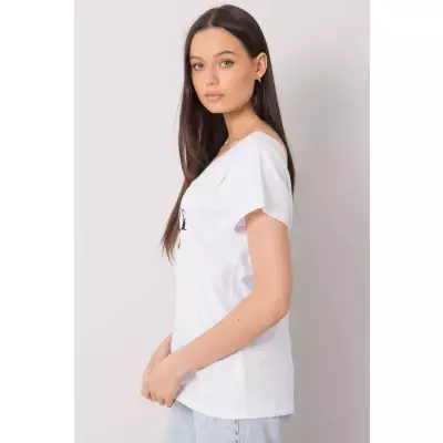 T-shirt Damski Model FA-TS-7142.37P White - Fancy