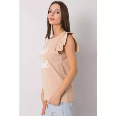 Bluzka Model FA-BZ-7191.10P Beige - Fancy