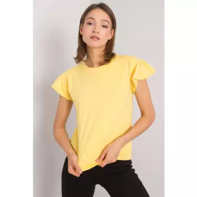 Bluzka Model RV-BZ-6724.69 Yellow - Rue Paris