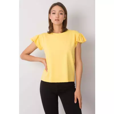 Bluzka Model RV-BZ-6724.69 Yellow - Rue Paris