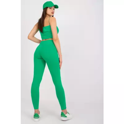 Legginsy Model LA-LG-T-13.66 Green - Rue Paris