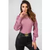 Bluzka Model RV-BZ-5223.15 Dark Pink - Rue Paris