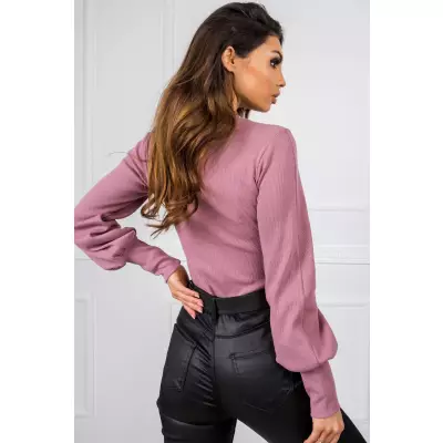 Bluzka Model RV-BZ-5223.15 Dark Pink - Rue Paris