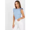 Bluzka Model FN-BZ-4592.12 Light Blue - Rue Paris