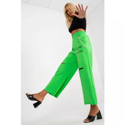 Spodnie Dresowe Model FA-DR-7855.52 Light Green - Fancy