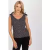 Koszulka Top Model WN-TP-1335.63P Black/Beige - Rue Paris