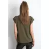 T-shirt Damski Model RV-TS-4833.36P Khaki - BFG