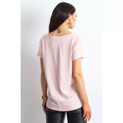 T-shirt Damski Model RV-TS-4832.02P Light Pink - BFG