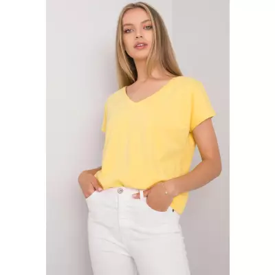 T-shirt Damski Model RV-TS-4832.01P Yellow - BFG