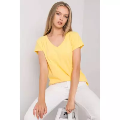 T-shirt Damski Model RV-TS-4832.01P Yellow - BFG