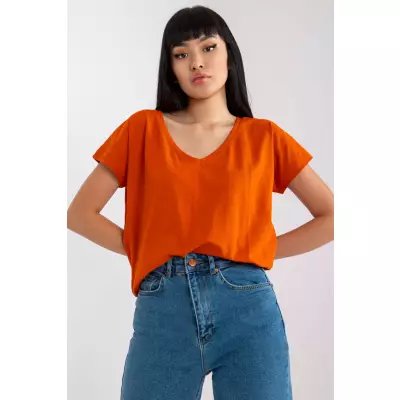 T-shirt Damski Model RV-TS-4832.38P Dark Orange - BFG