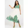 Sukienka Model DHJ-SK-13128.61 White/Green - Italy Moda