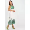 Sukienka Model DHJ-SK-13128.61 White/Green - Italy Moda