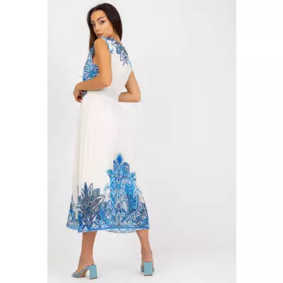 Sukienka Model DHJ-SK-13128.61 White/Blue - Italy Moda